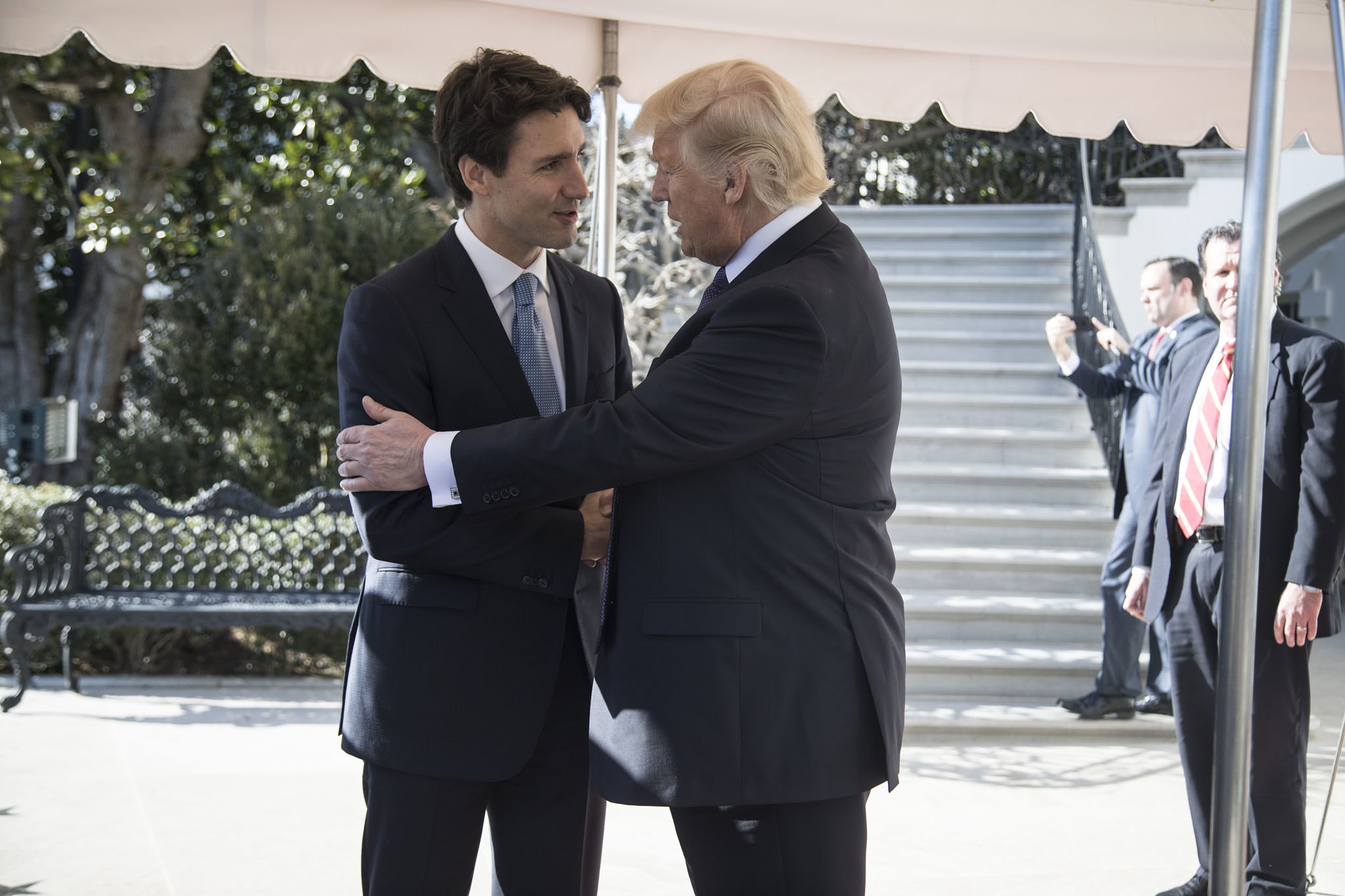 Justin Trudeau visits Trump