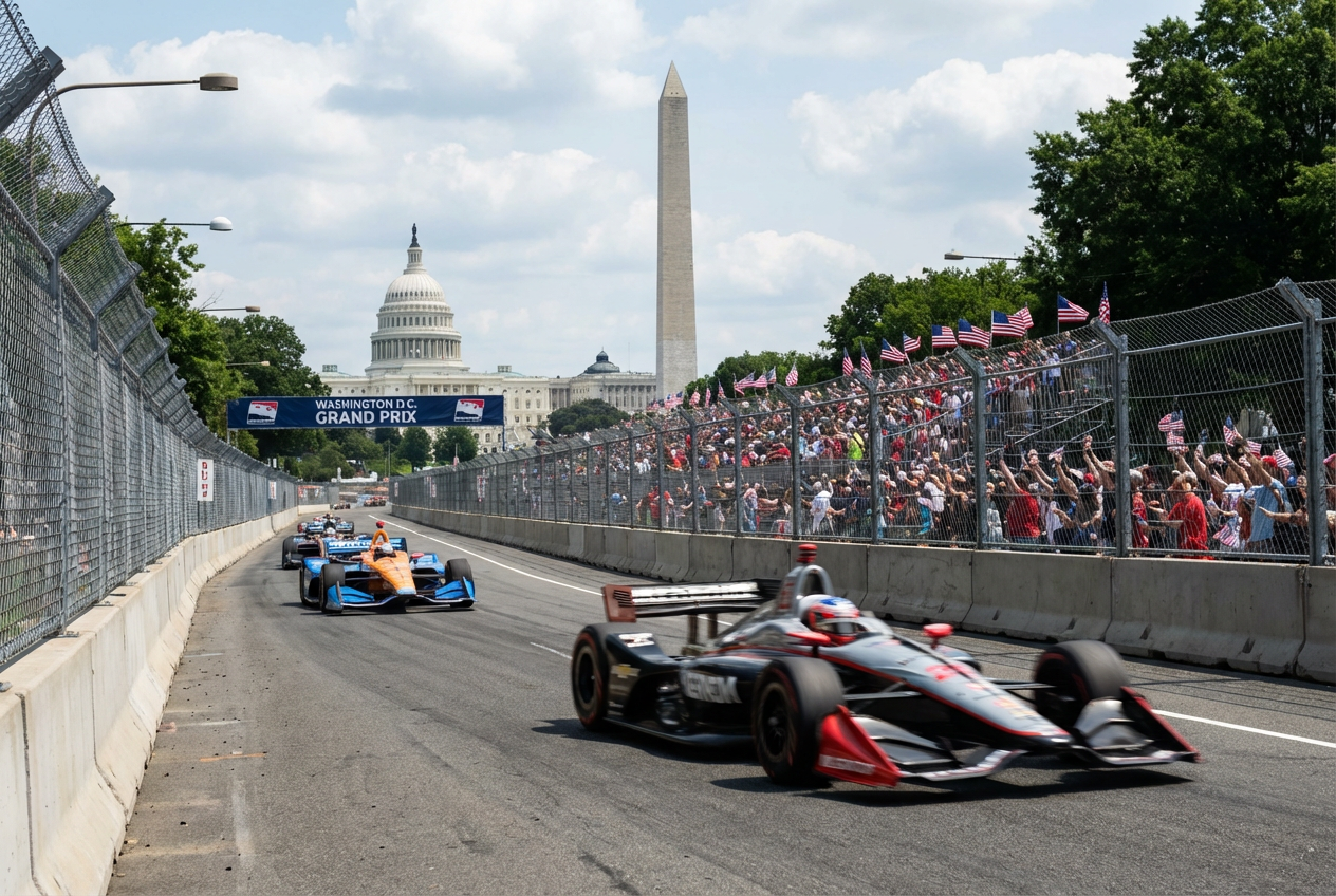 Trump Plans DC IndyCar Race for July 4th Bash