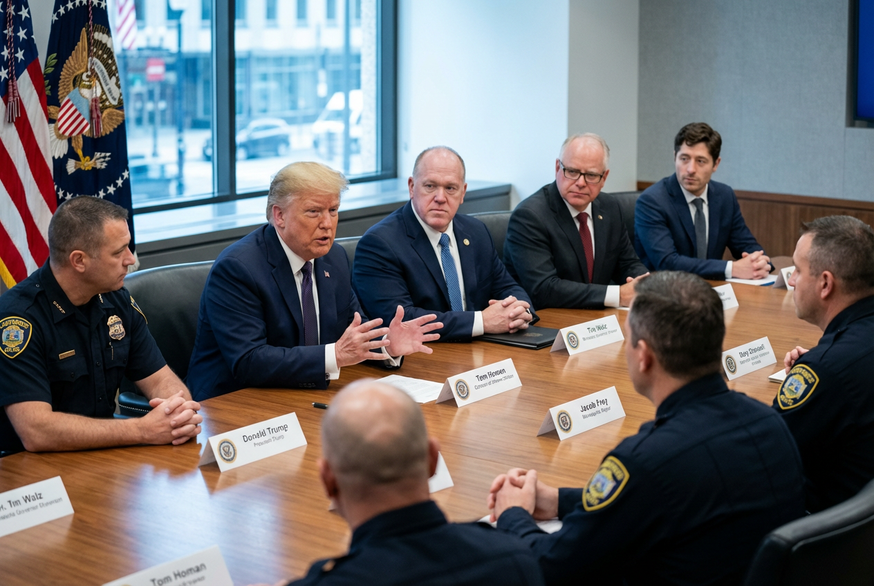 Border Czar Meets Minnesota Leaders Amid Tension