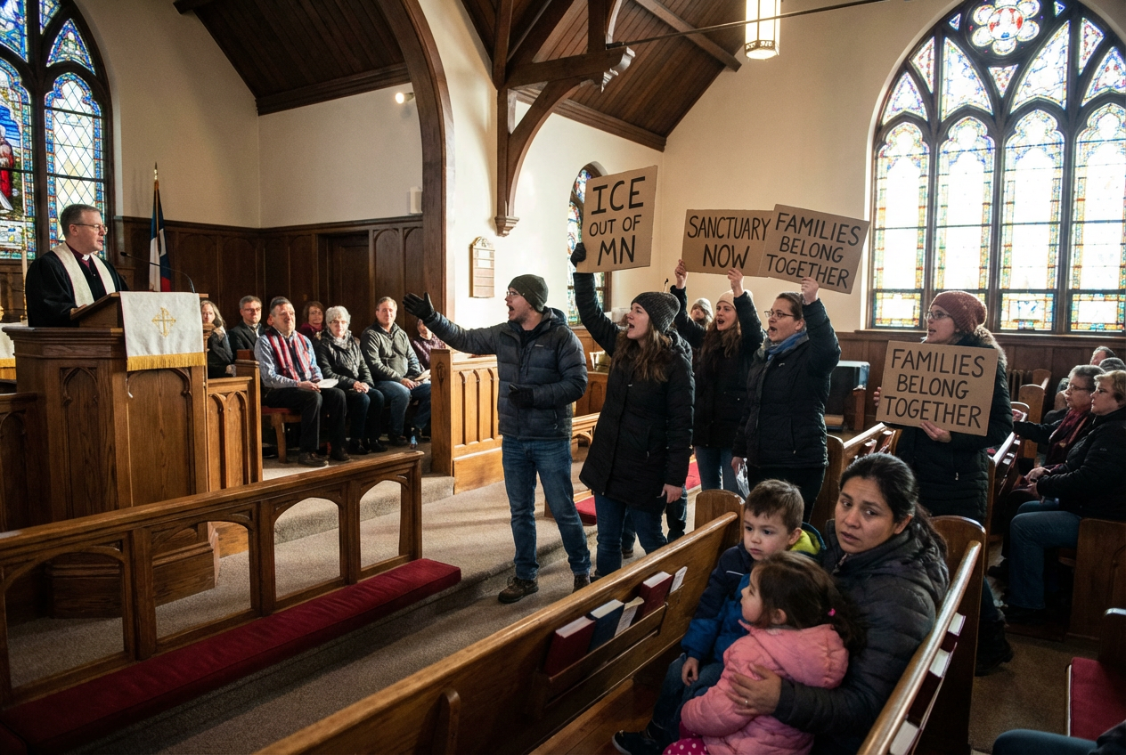 Church Stormed as Lawless Protests Grip Minnesota
