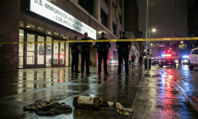 Molotov Attack Targets LA Federal Building, ICE Involved