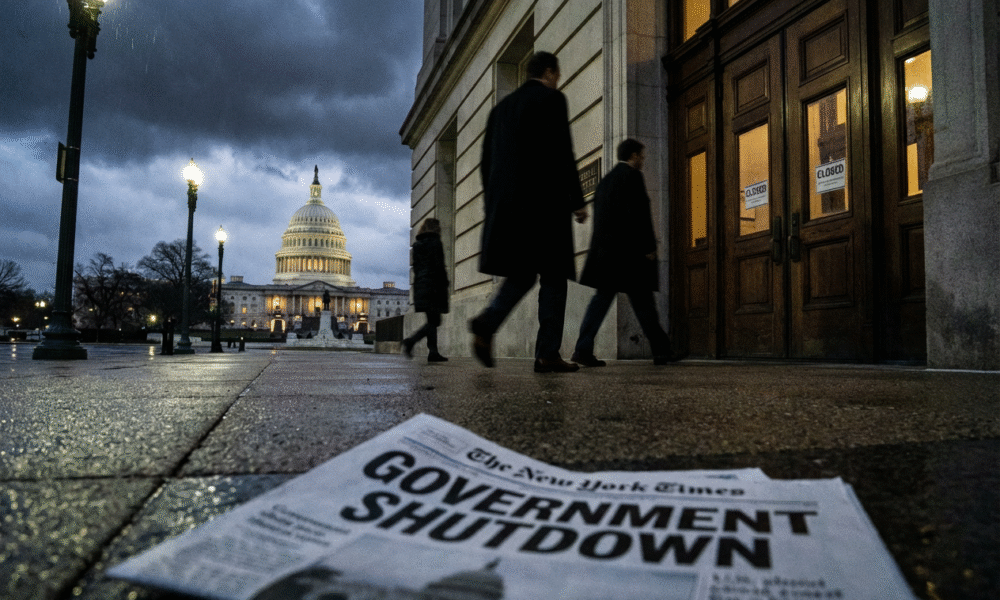 Senate Approves Spending, Shutdown Hits Anyway