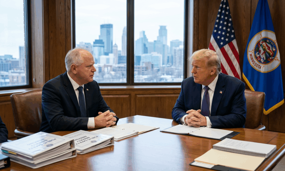 Trump Pushes Law and Order While Democrats Resist