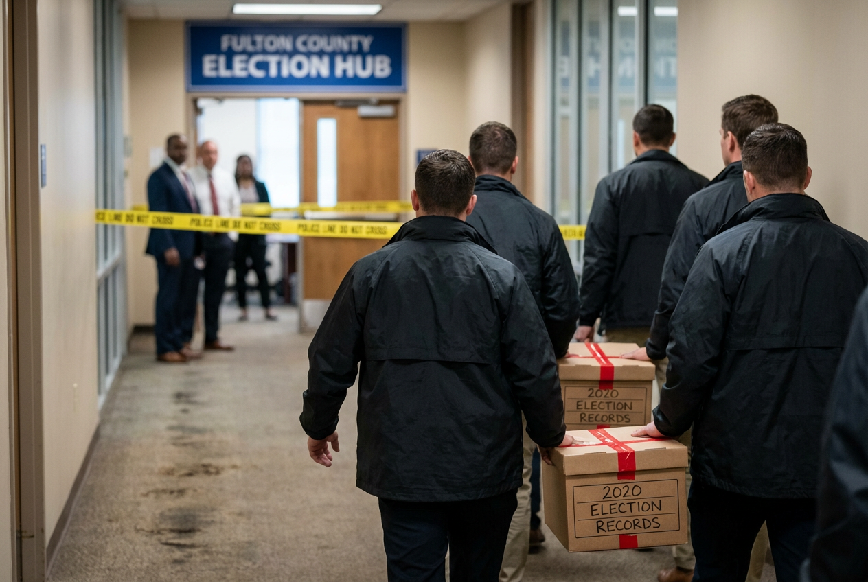 FBI Raids Fulton Election Site Years After 2020