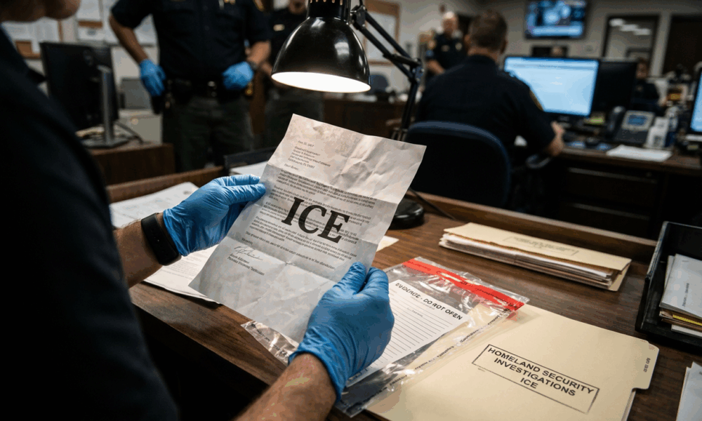 Threat Letter Urges War on ICE Agents
