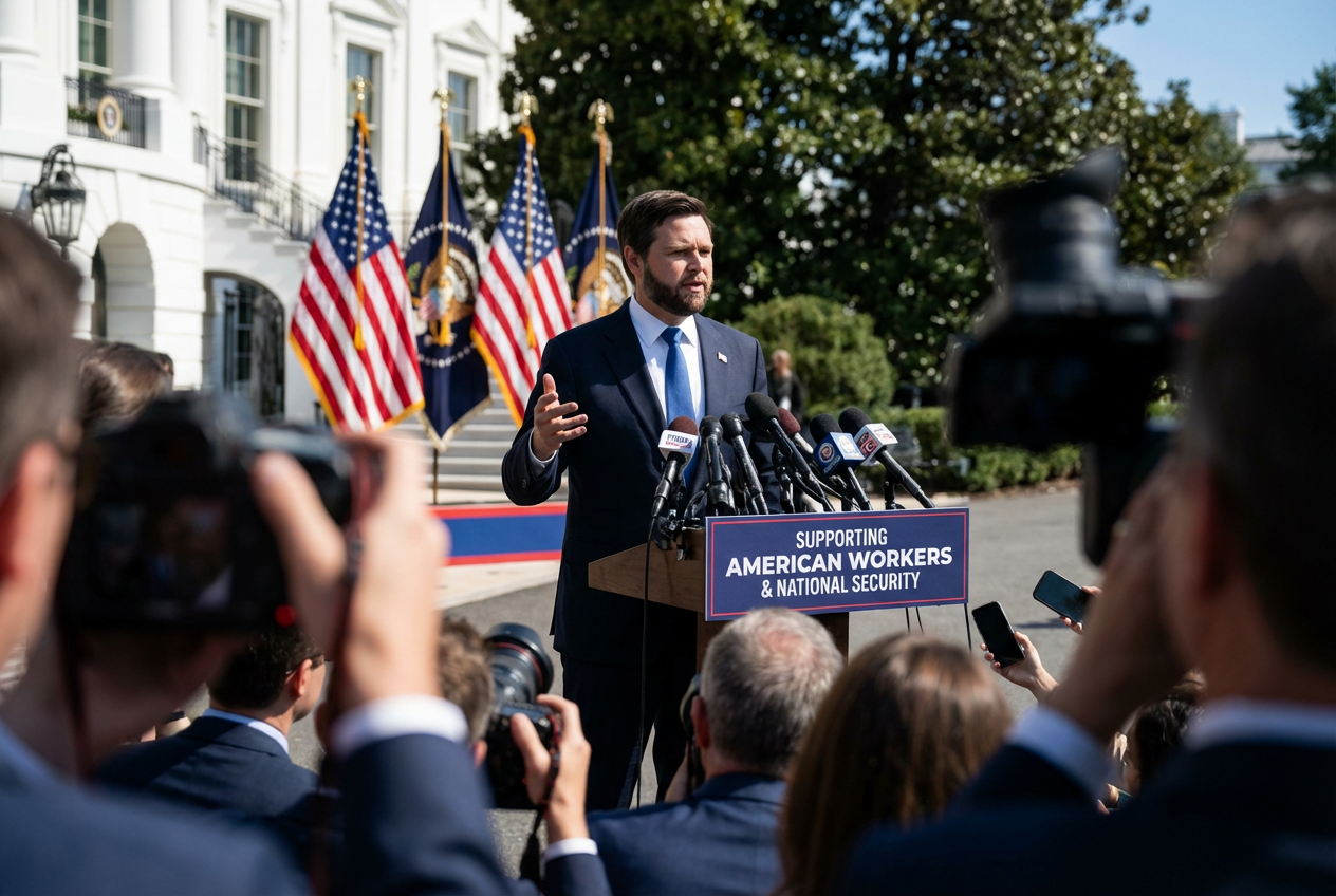 Vance Cheers Trump Wins One Year In