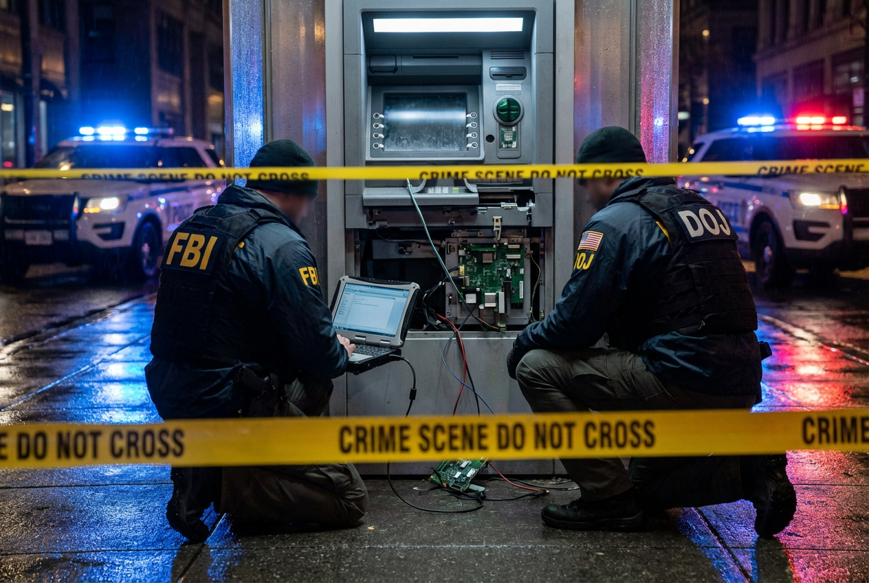 DOJ Cracks Down on ATM Theft Ring Tied to Gangs