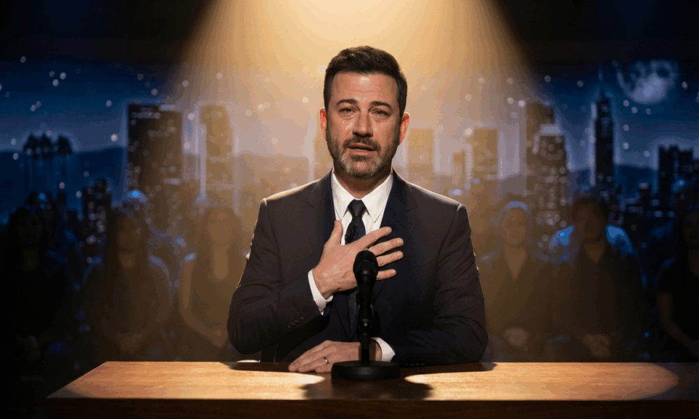 Kimmel Tears Up for Protesters Not for Victims