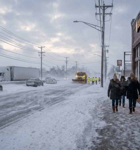 Brutal Winter Storm Hits Heartland First