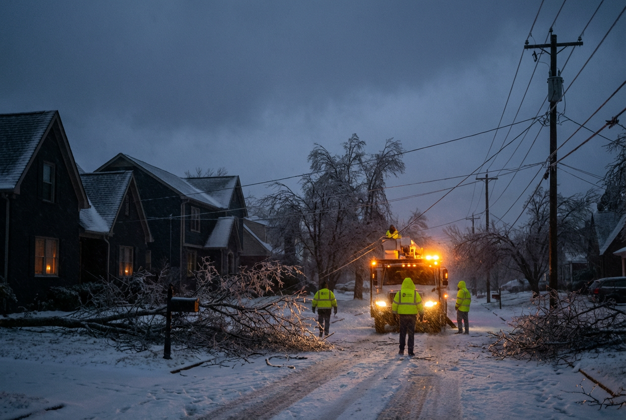 Winter Storm Hammers Nation, Power Grids Stagger