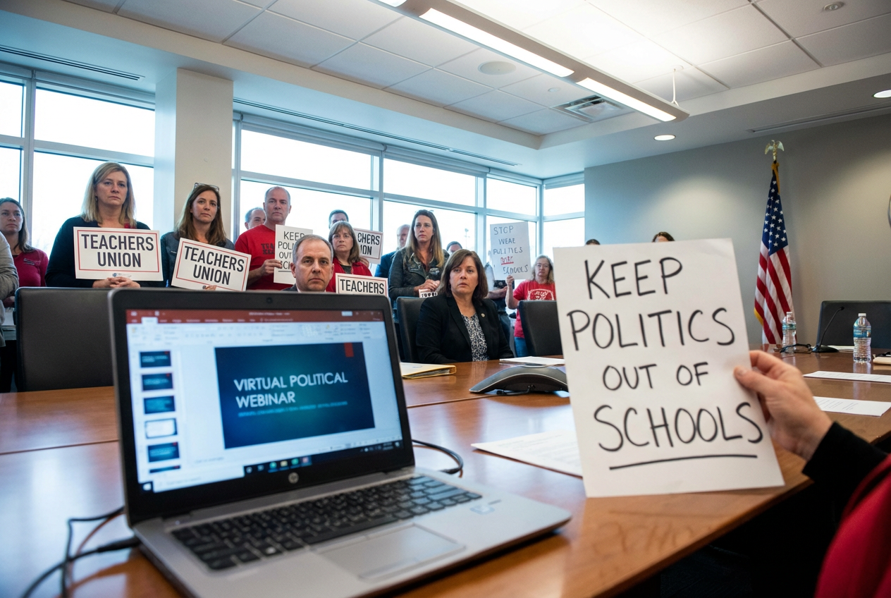 Teachers Union Boss Faces Heat Over Radical Ties