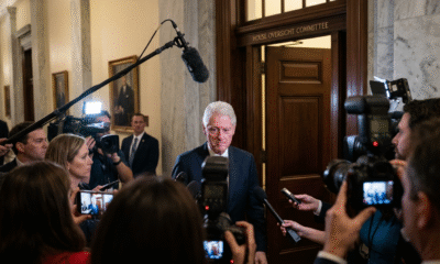 Clinton Grilled Over Epstein Flights