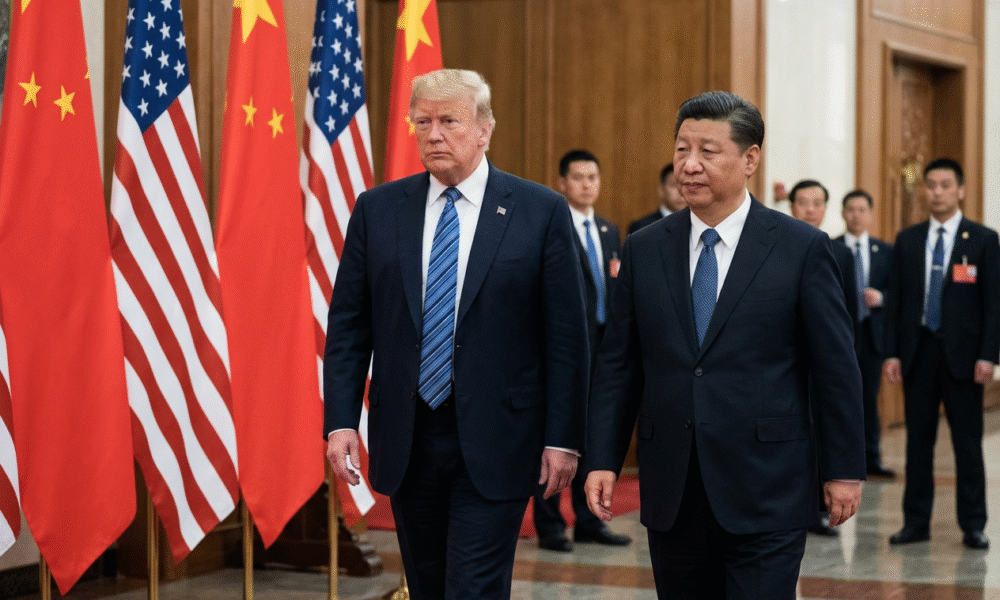 Trump Heads to China as Tariffs Upended