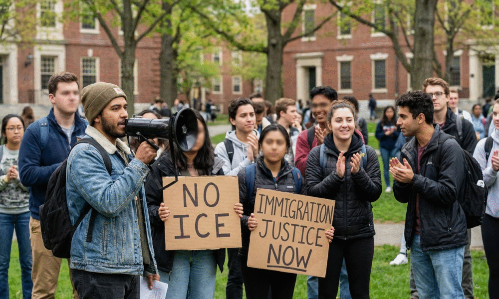 Campus Anti-ICE Rally Fooled By Prank