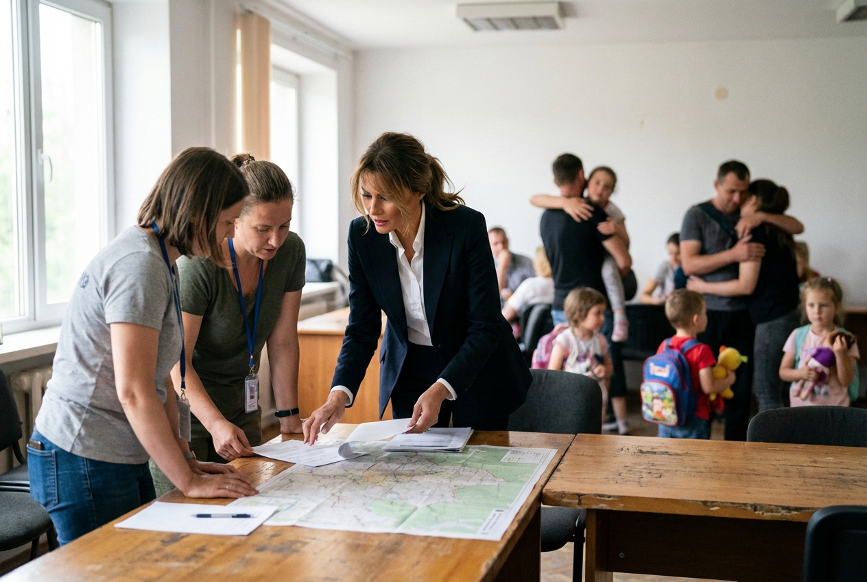 Melania Trump Succeeds in Reuniting Children