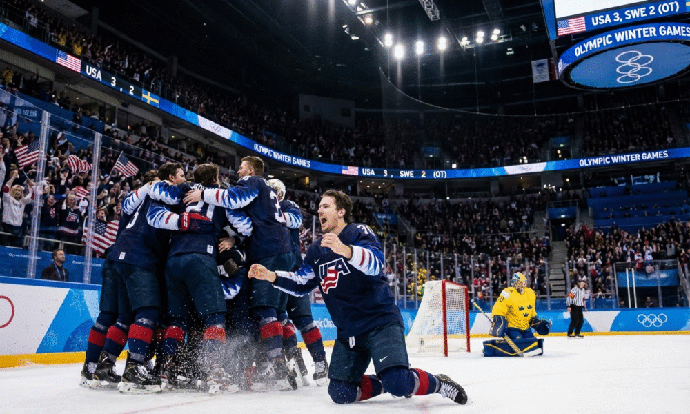 USA Hockey Shocks Sweden in Olympic Overtime Battle