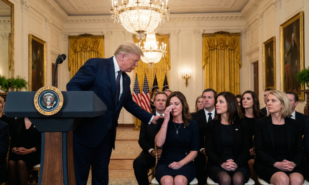 Trump Pauses Event for Grieving Mother's Surgery Update