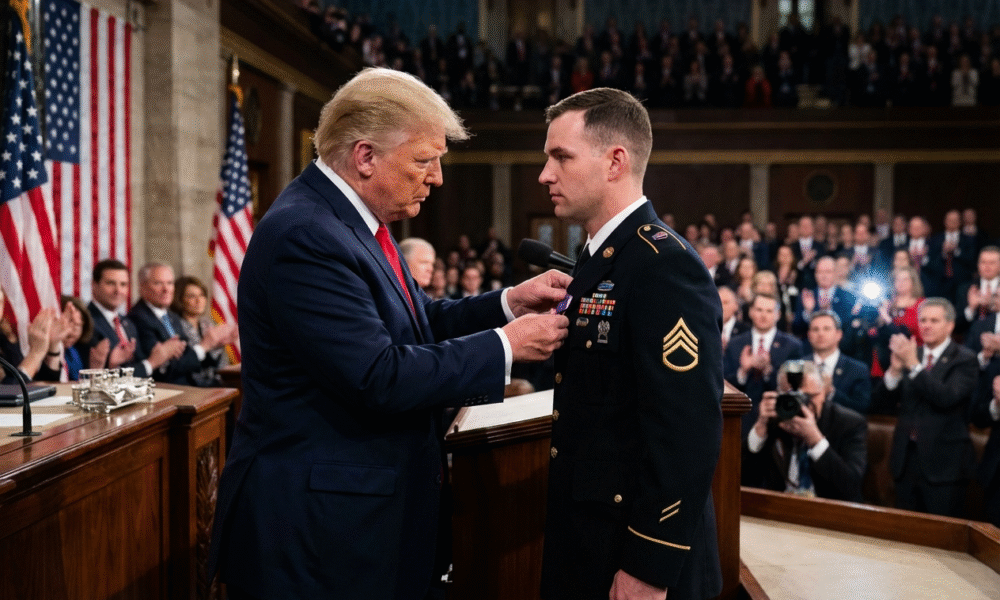 Trump Honors Guardsmen Shot by Afghan Monster