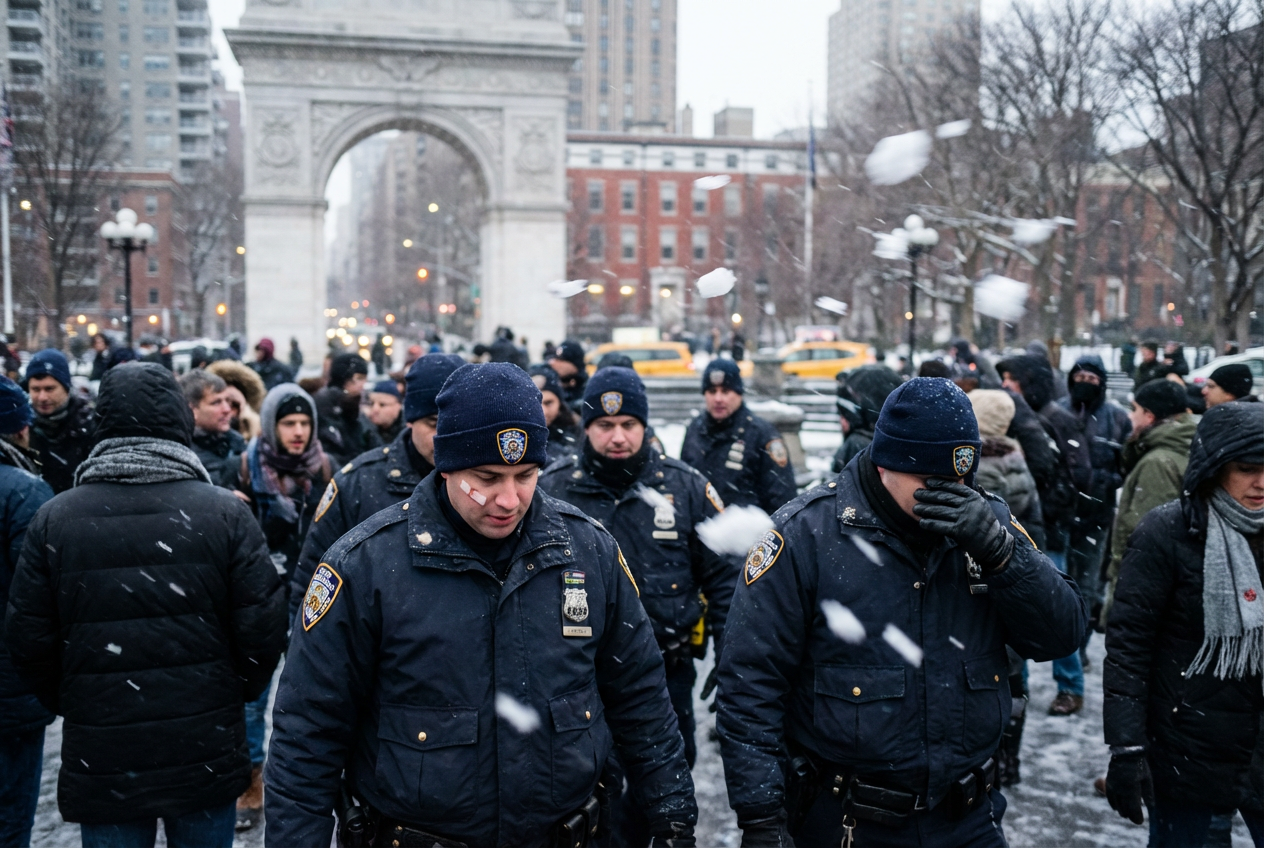 NYPD Nabs Snowball Thug Mayor Excuses Mob