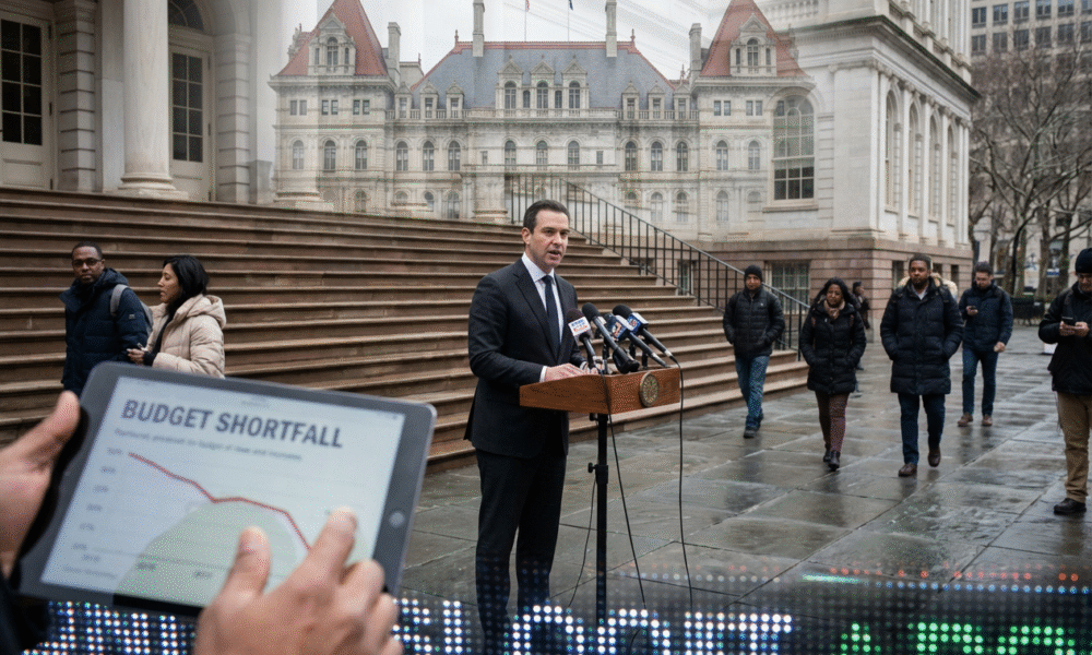 NYC Mayor Pushes Tax Hike as Deficit Shrinks