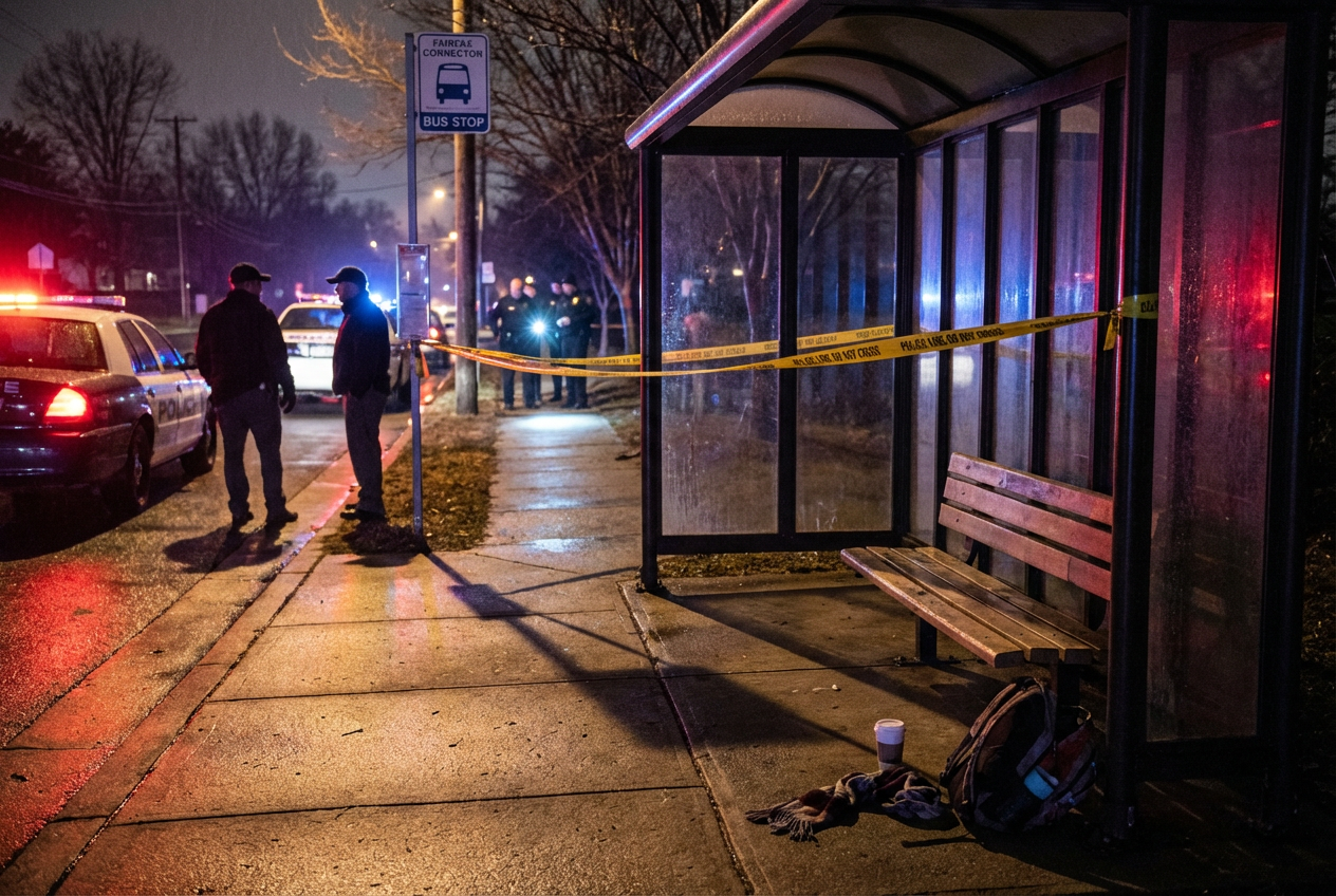 Serial Thug Stabs Mom at Bus Stop