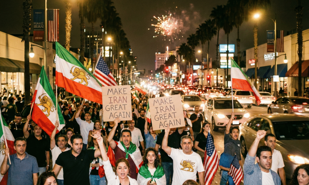 Iranians Cheer Khamenei's Fiery End