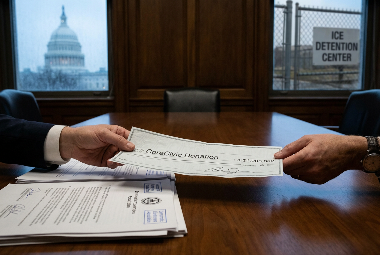 Democrat Groups Take Cash From ICE Contractor