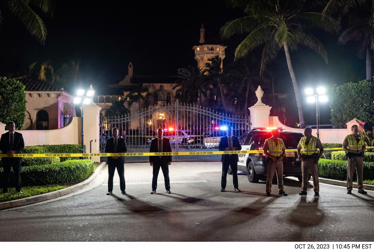Secret Service Shoots Intruder At Mar-a-Lago