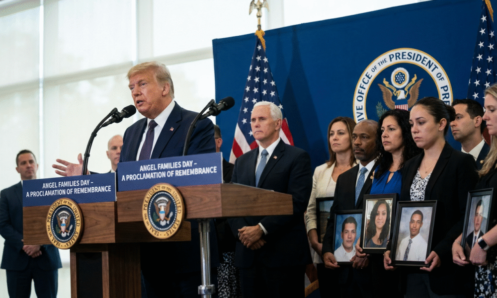 Networks Skip Trump’s Angel Families Event