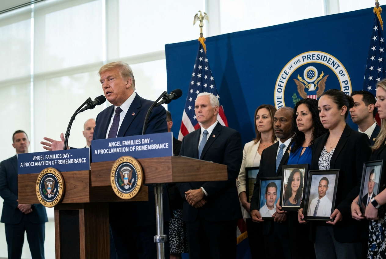 Networks Skip Trump’s Angel Families Event