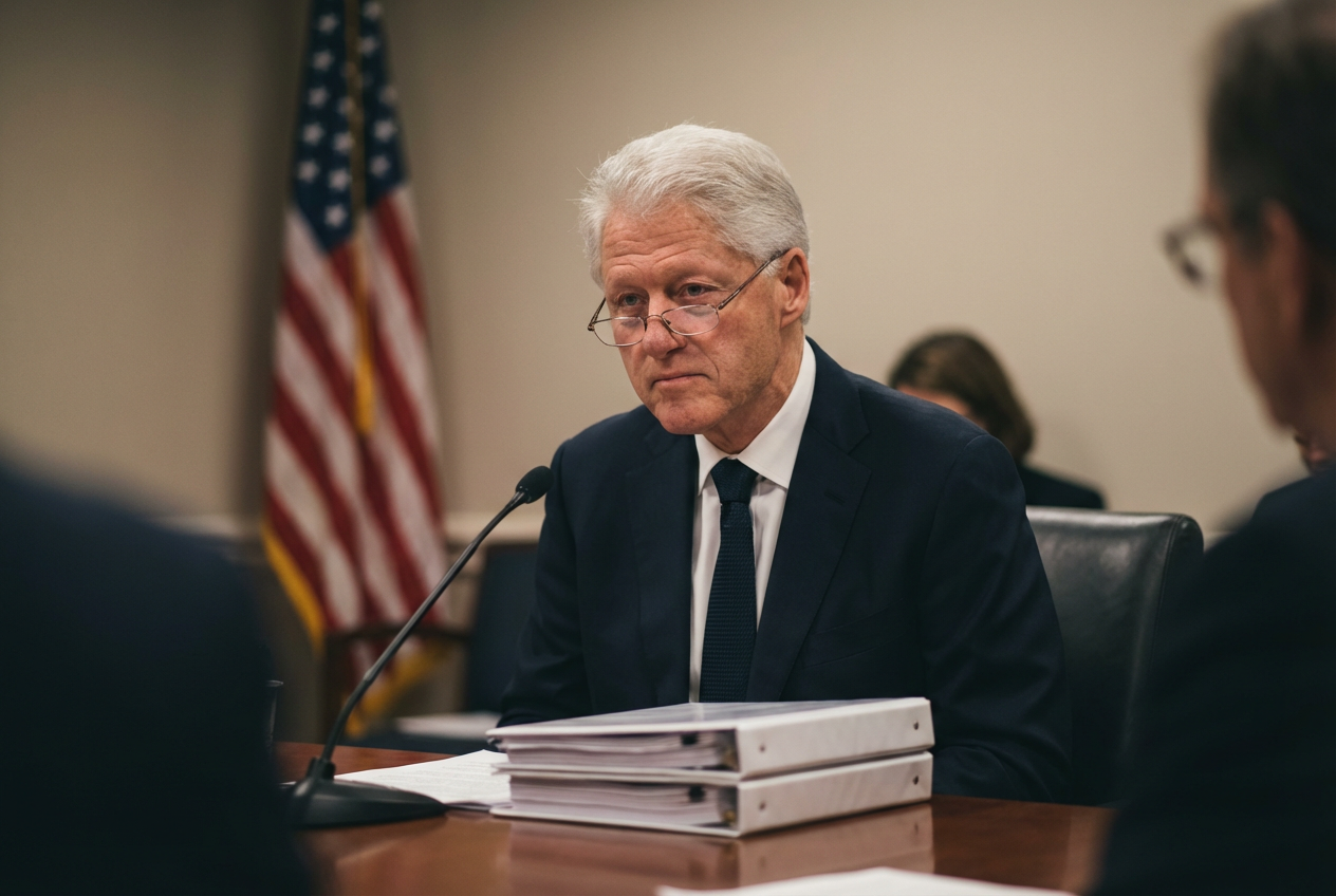 Clinton Denies Epstein Ties in Hot Seat