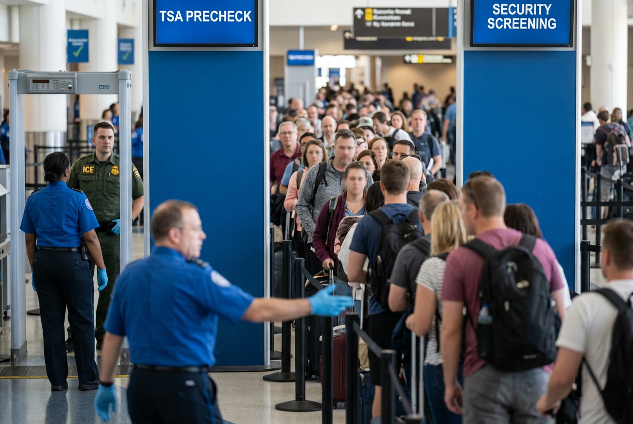 Trump Moves to Protect Airports With ICE Deployment