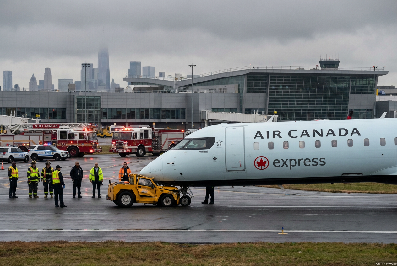 What Caused an Unusual Runway Event That Shut Down LaGuardia?