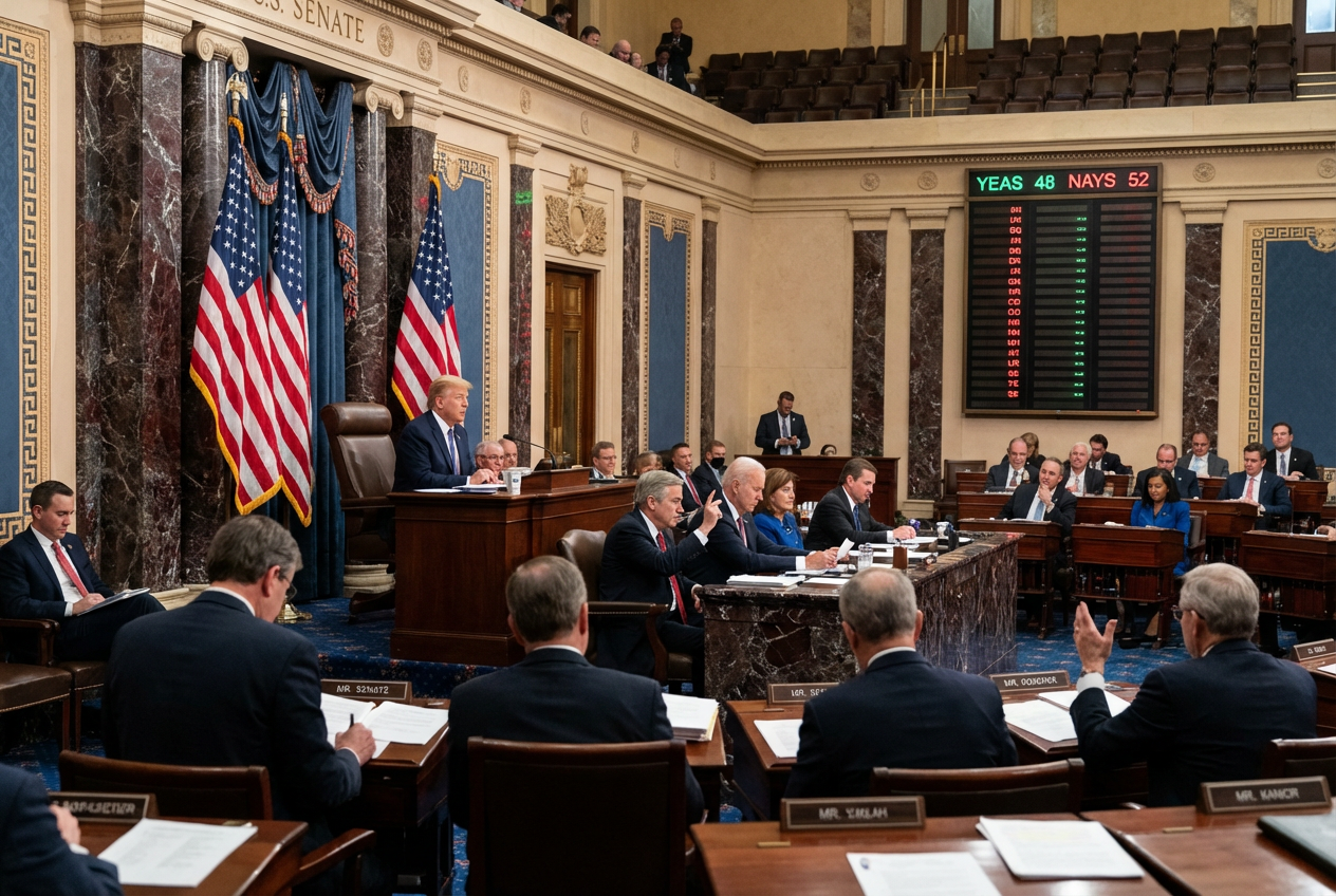 Senate Crushes Dem Plot Against Trump Strikes