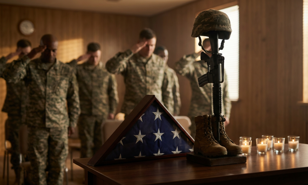 Iran Drone Slays Four Heartland Heroes