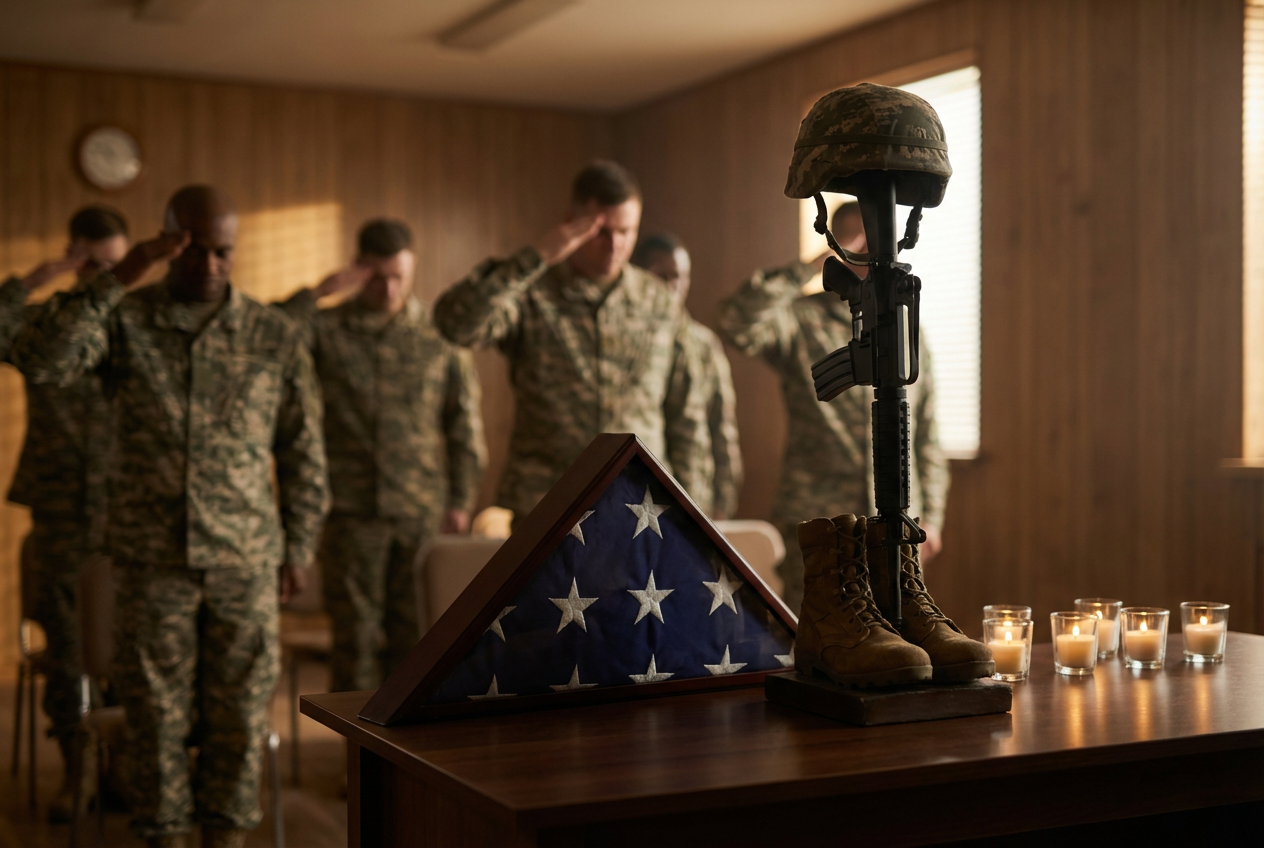 Iran Drone Slays Four Heartland Heroes