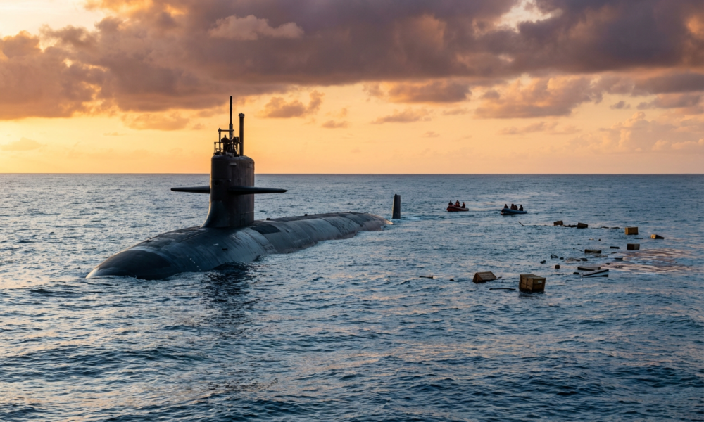 Sub Torpedoes Iranian Warship Historic First