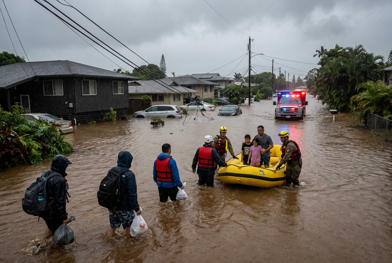 Trump Warned: Biden Cronies Trigger Insane Flooding Meltdown in Hawaii – Patriots Outraged!
