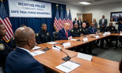 Trump Heads North for Unannounced Task Force Meeting in Memphis