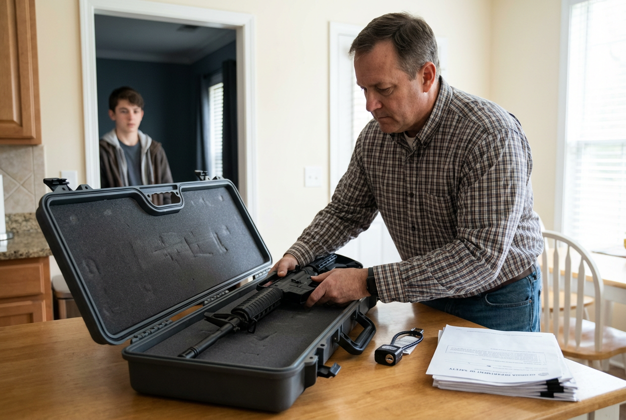 Dad Convicted Murdering Via Son's Rifle