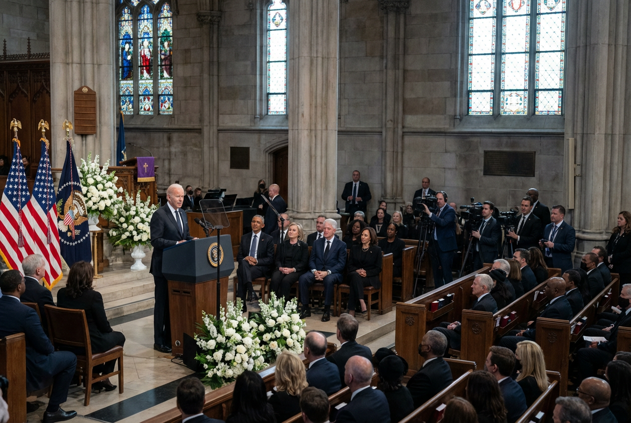Memorial Service for Civil Rights Icon Ignites Fresh Partisan Firestorm