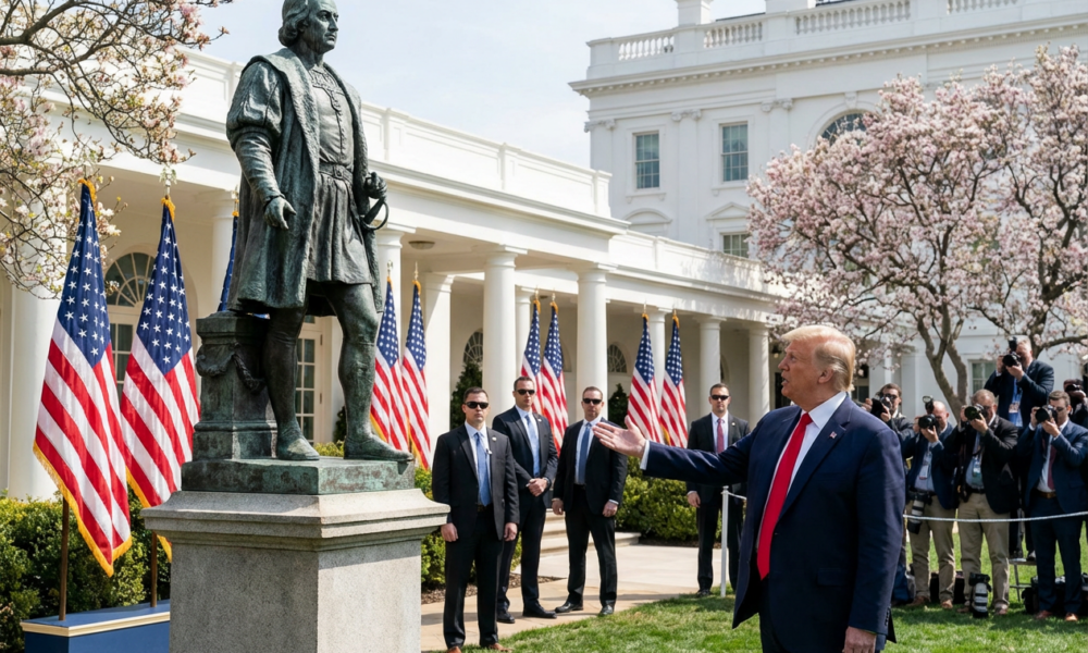 Trump’s Columbus Move Sparks Patriotic Fight at White House