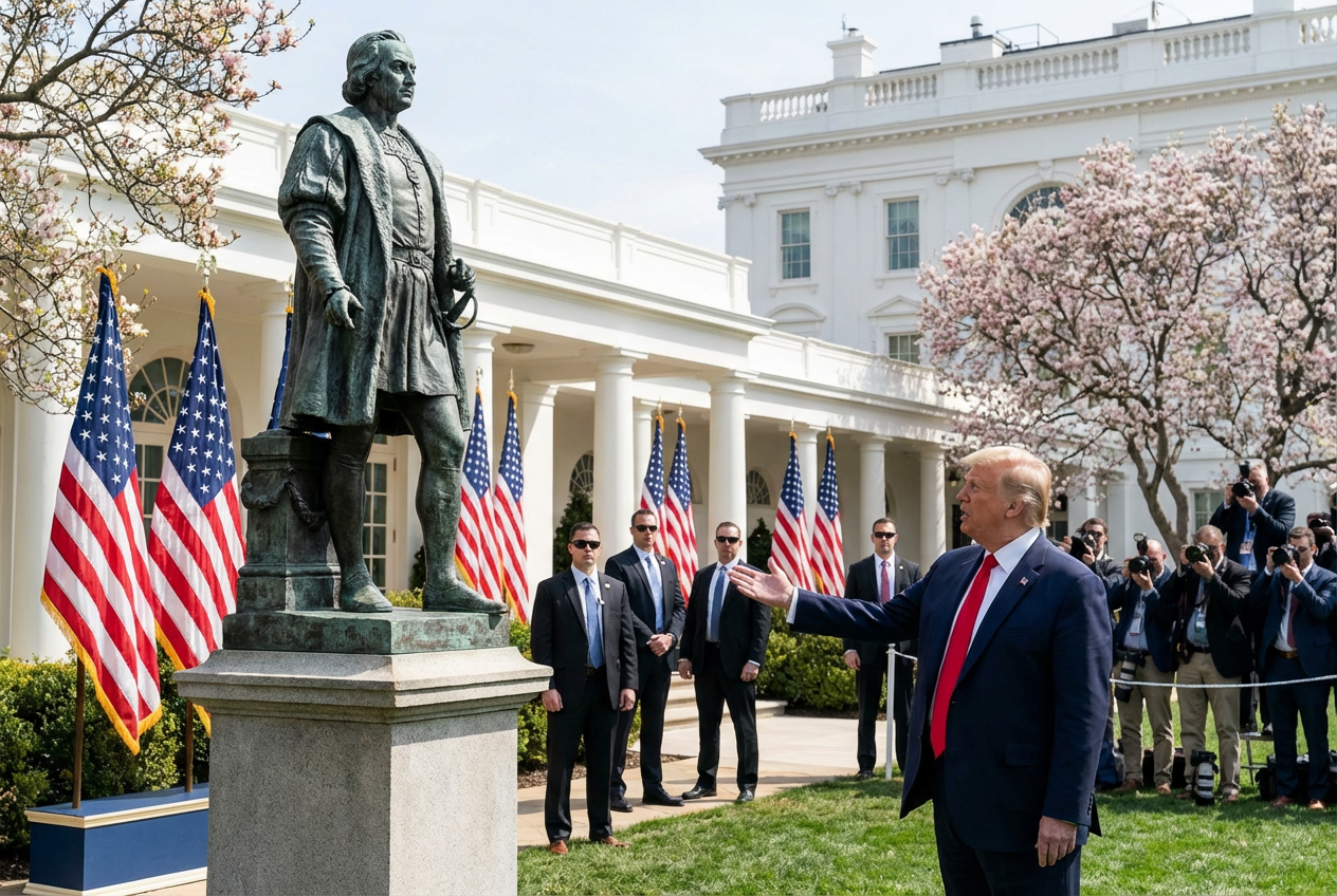 Trump’s Columbus Move Sparks Patriotic Fight at White House