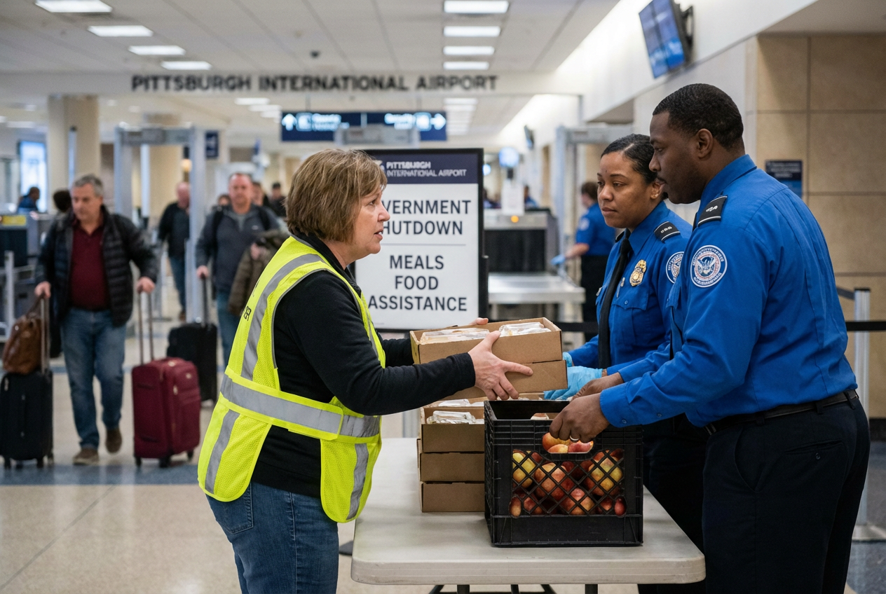 Unpaid TSA Food Crisis Spurs Airport Aid in Shutdown Delays