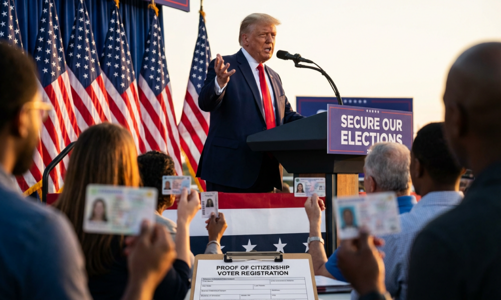 Trump Demands SAVE Act Senate Fight