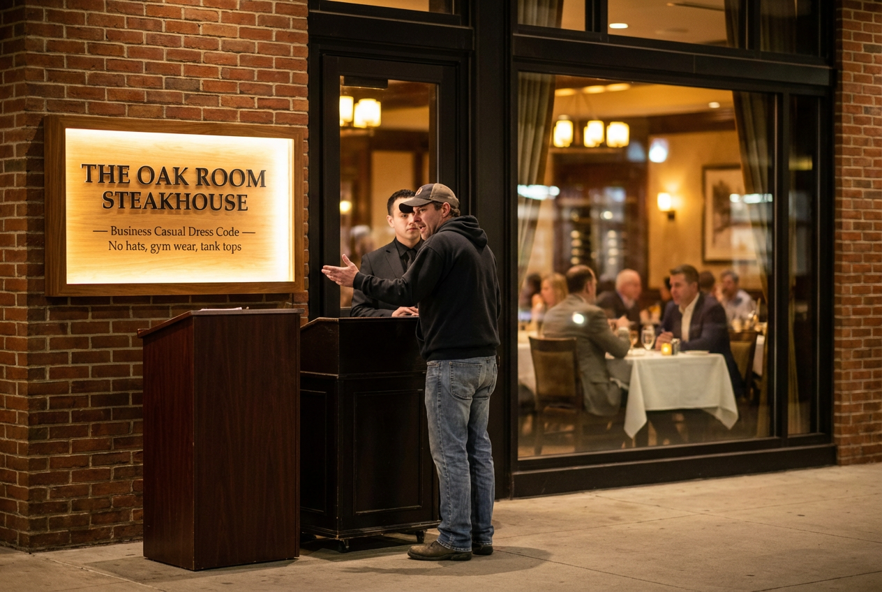 Feud Between Steakhouse Chains Escalates Over Guest Attire Policies