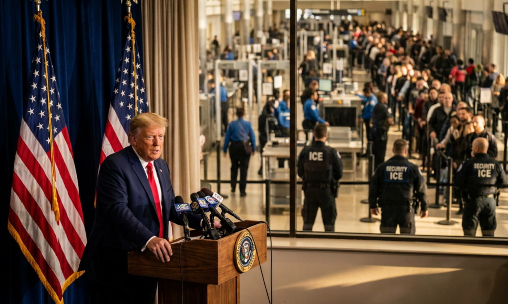 Trump's Stance on DHS Funding Sparks Chaos in Airport Security Lines