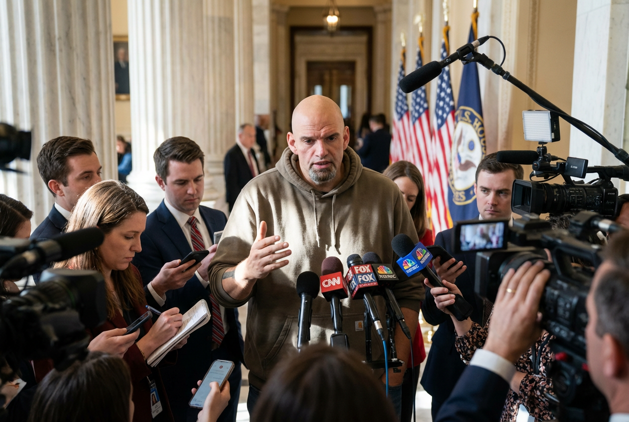 BOMBSHELL: Fetterman Rips Apart Woke Media's Iran Hypocrisy – Trump Cheers!