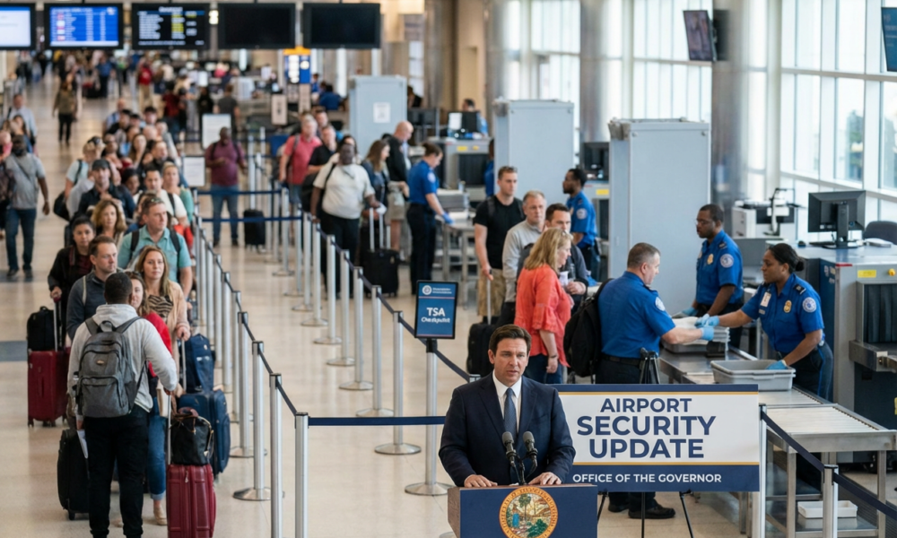 DeSantis Pushes to Scrap TSA and Privatize Airport Security
