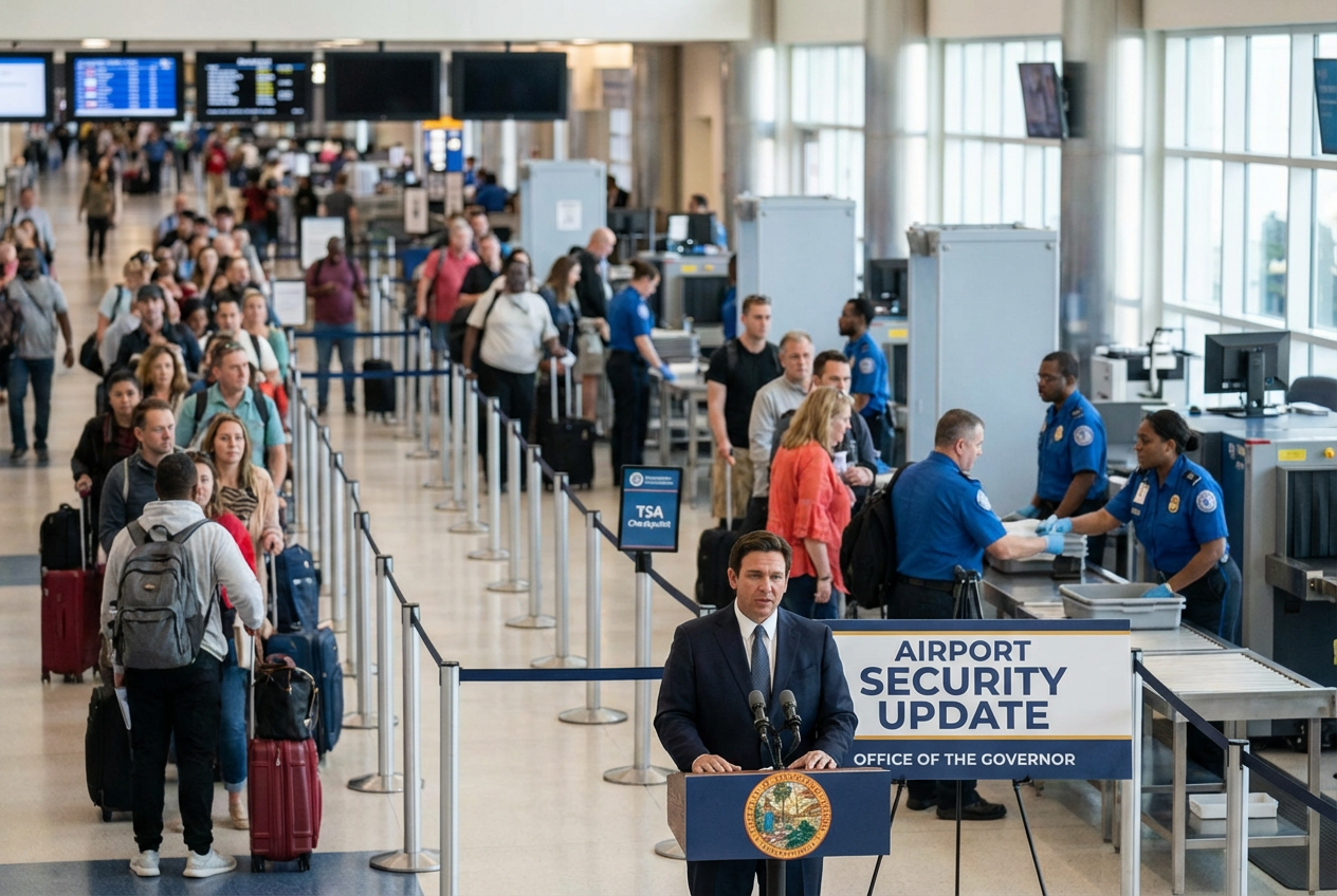 DeSantis Pushes to Scrap TSA and Privatize Airport Security